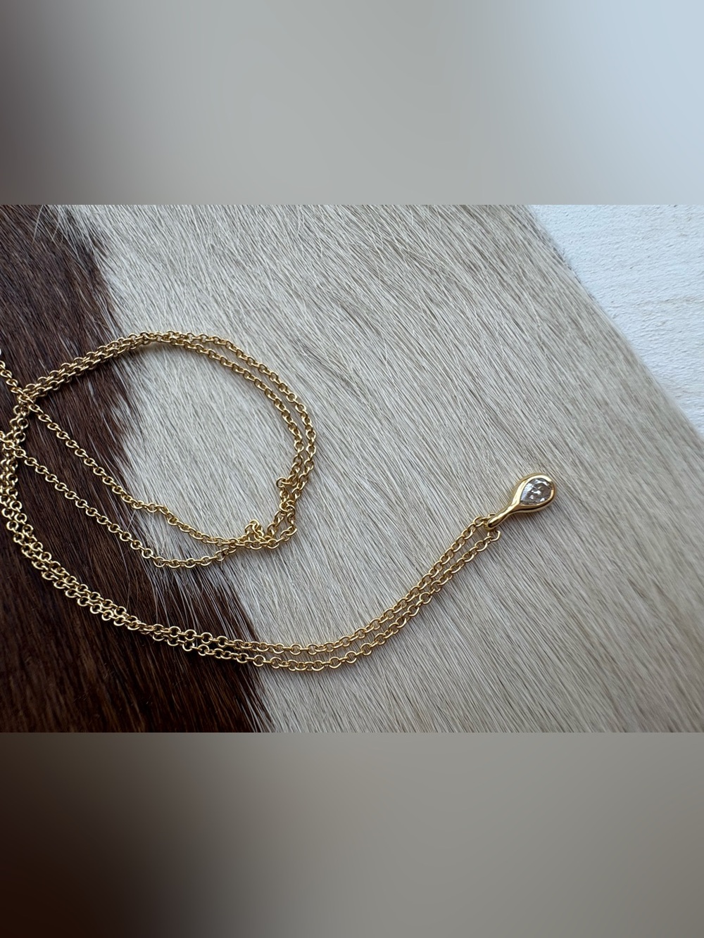 Tiffany & Co. Elsa Peretti Diamonds by the Yard Pendant Necklace - Yellow Gold - Picture 11 of 12